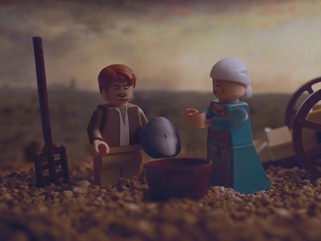 Классические картины из LEGO (10 фото)