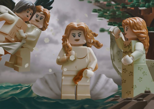 Классические картины из LEGO (10 фото)
