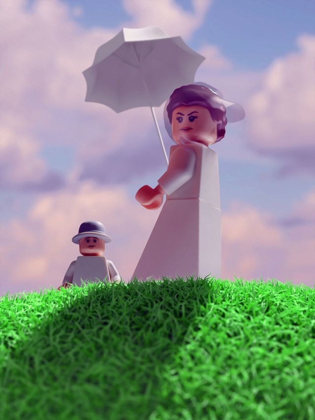 Классические картины из LEGO (10 фото)