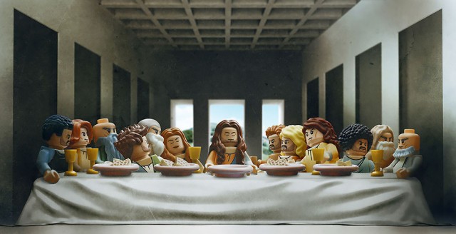 Классические картины из LEGO (10 фото)