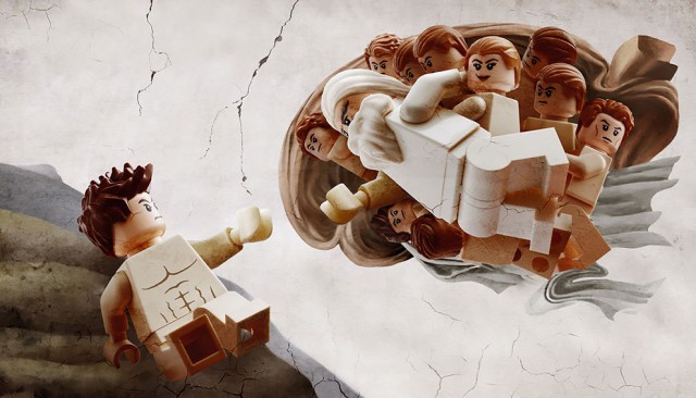 Классические картины из LEGO (10 фото)