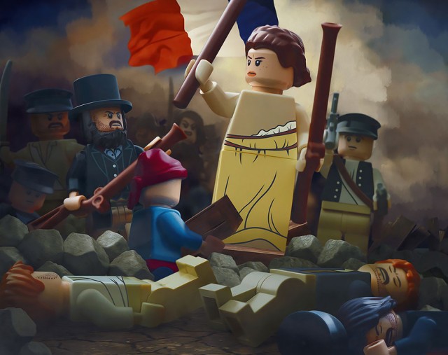 Классические картины из LEGO (10 фото)